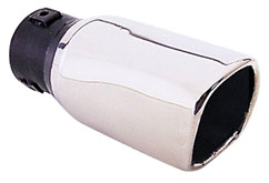 Pilot 3" Soft Rectangular Slant Exhaust Tip
