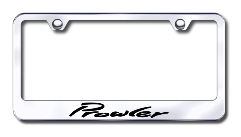 Plymouth Prowler Laser Etched Stainless Steel License Plate Frame - Finish:Mirror