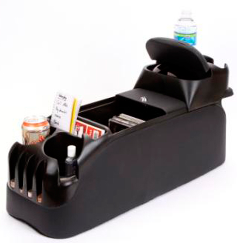 Premium Clutter Catcher Minivan, Truck & SUV Center Console - Color:Gray