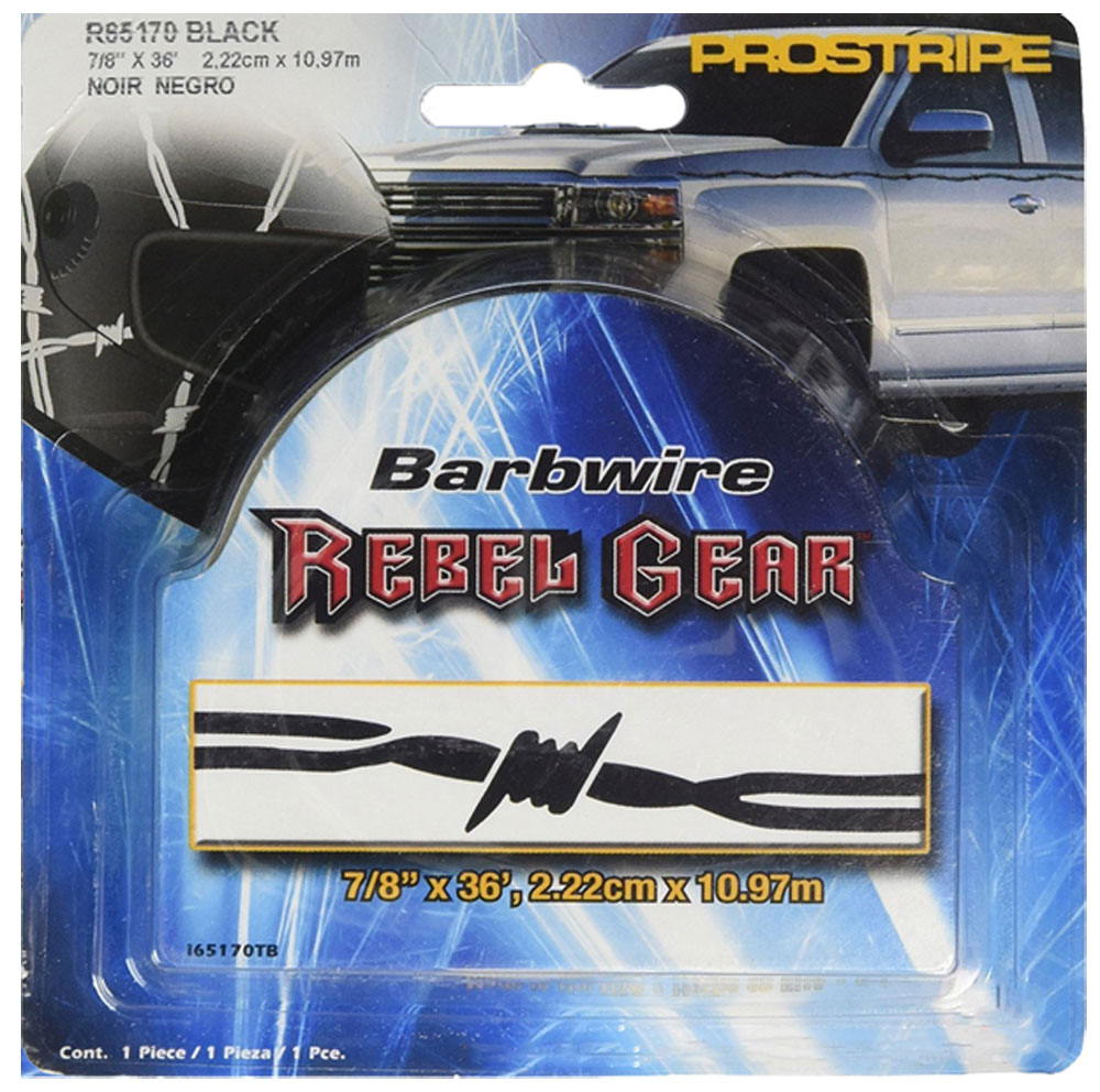 Prostripe Rebel Gear Black Barbwire Pinstripe (7/8" x 36ft)