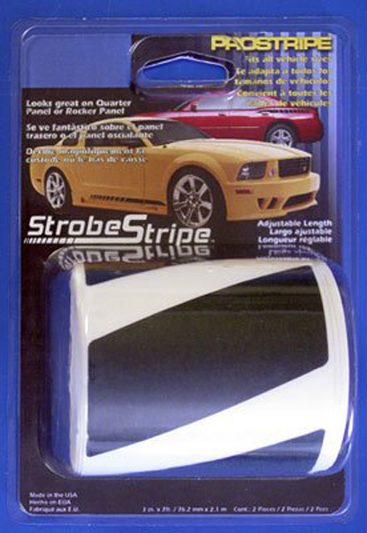 Prostripe Black Strobe Stripe ( 3" x 84")