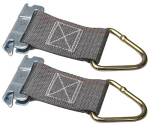 6" Series E/A Rope Tie-Off with 2" Webbing & 1027 D-Ring (Pair) - Pack:Single Pack