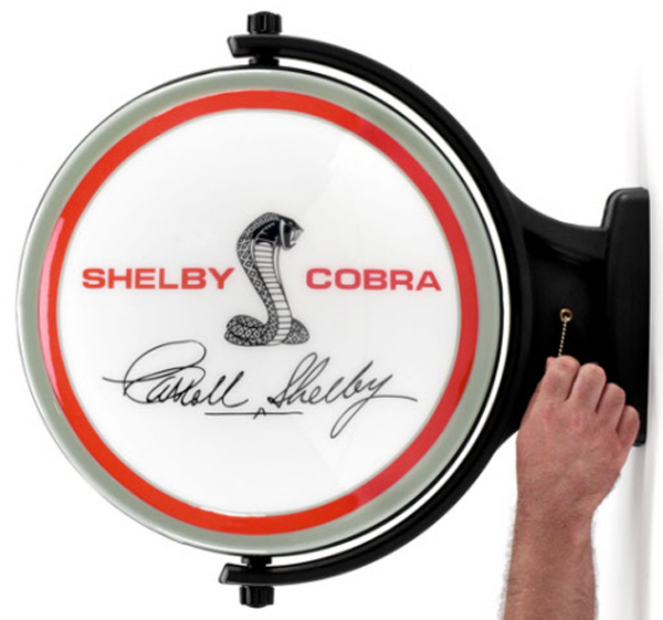 Shelby Cobra Signature Revolving Wall Light