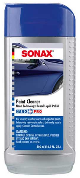 Sonax NanoTechnology Paint Cleaner Liquid Wax (16.9 oz)
