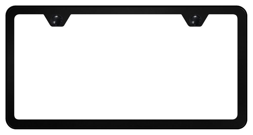 2 Hole Slimline Stainless Steel License Plate Frame