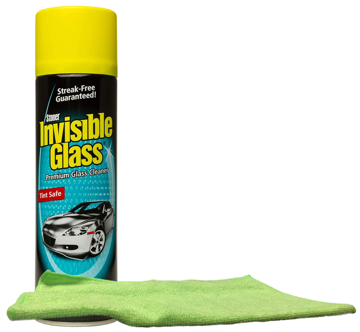 Stoner Invisible Glass Aerosol Glass Cleaner (19 oz.) & Microfiber Cloth Kit