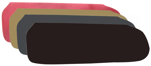 Heads-Up Universal Sun Visor Kits - Color:Red