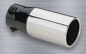 Superior Stainless Steel Round Bolt-On Exhaust Tip (1�" to 2�" x 8")