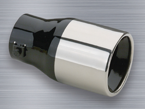 Superior Stainless Steel Round Bolt-On Exhaust Tip (1�" to 2�" x 6")