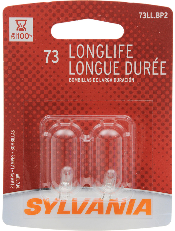 Sylvania 73LL Long Life Mini Bulbs (Pair)