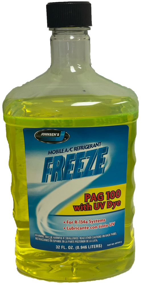 Johnsen's PAG Oil 100 with UV Dye (32 oz)