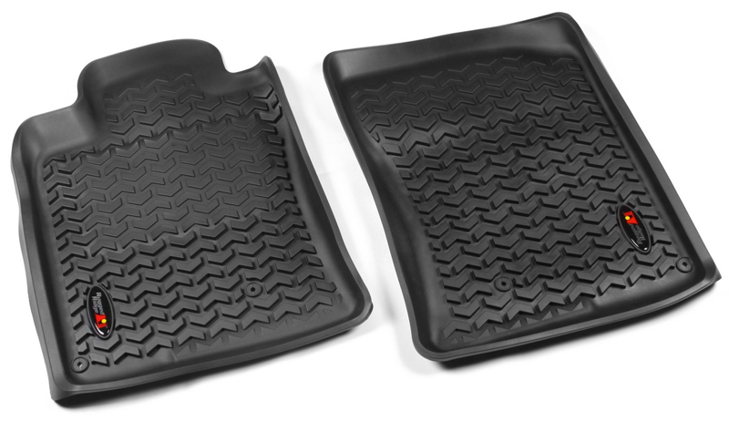 Toyota 4Runner Front All Terrain Floor Liners-Pair (2010-2013) - Color:Black