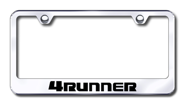 Toyota 4Runner Laser Etched Stainless Steel License Plate Frame