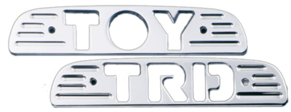 Toyota Polished Aluminum Third Brake Light Covers (1993-2010) - Part Number:75003P