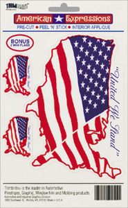 Trimbrite American Expressions "United We Stand" Decals