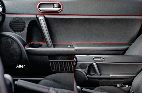 Trimbrite Red 20 Ft. Interior Gap Trim