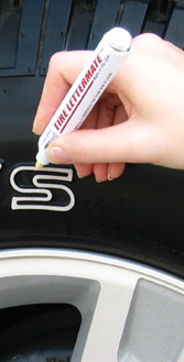 Trimbrite Lettermate White Tire Pen
