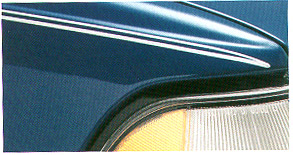 Trimbrite Self-Adhesive Multi-Stripes - Color:5/16inch x 40ft, Bright Gold MT