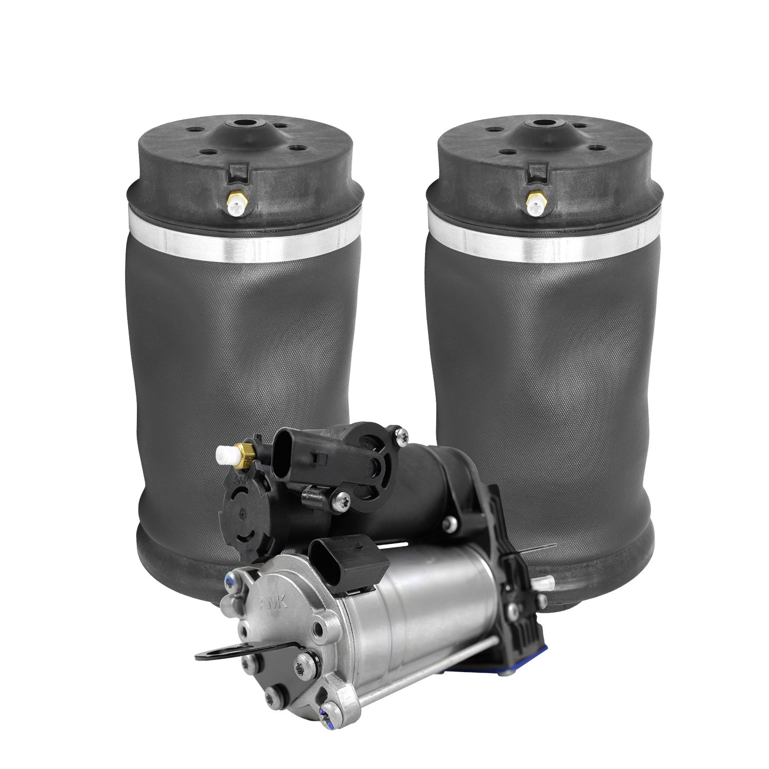 Unity Automotive Rear Air Springs/Bags (1) Air Suspension Compressor - 2-15-512900-C