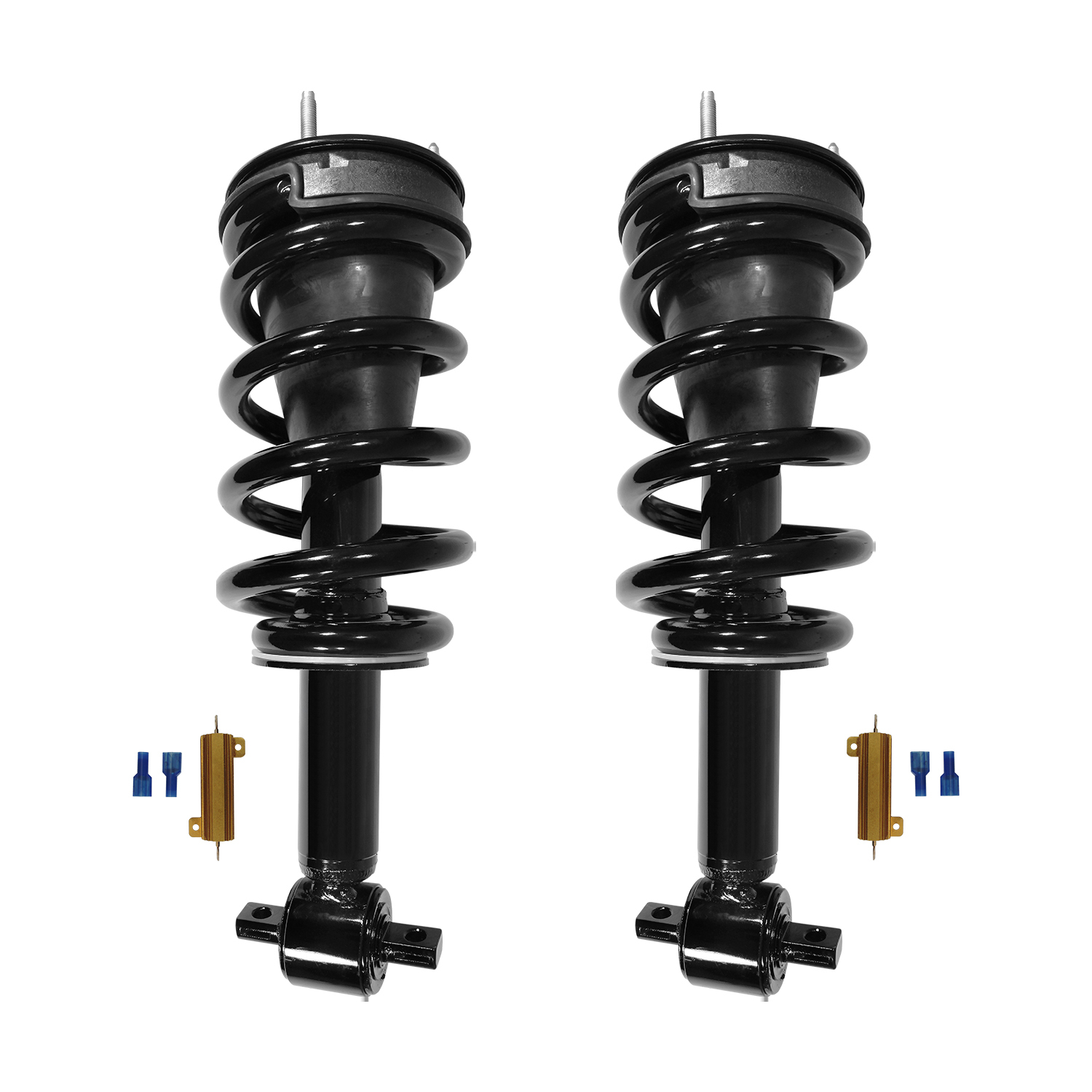 Unity Automotive Front Complete Strut Assemblies (2) Resistors - 61590C