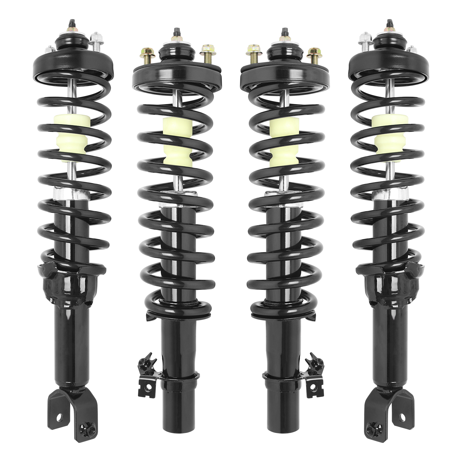 Unity Automotive Front & Rear Lowering Complete Strut Assembly - Top Mount Hardware - 98200