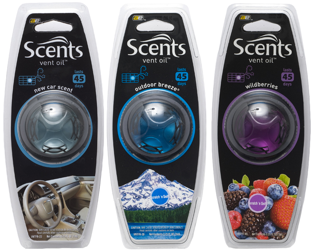 Scents Vent Clip Scented Oil Air Fresheners - Scent: