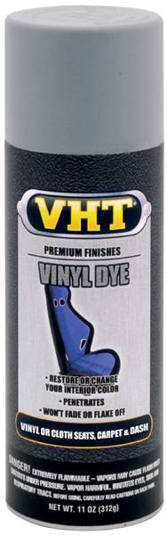 VHT Vinyl & Carpet Dye (11 oz.) - Color:Black Satin