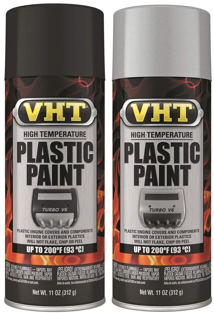 VHT High Temperature Plastic Paint (11 oz) - Colors:Matte Black
