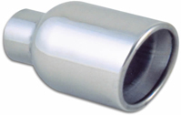 Vibrant Stainless Steel Round Exhaust Tip (Weld-On)