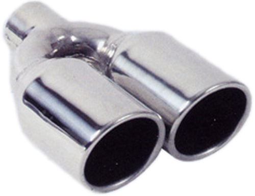 Vibrant Stainless Steel Dual Outlet Exhaust Tips (Weld-On) - Parts:1335