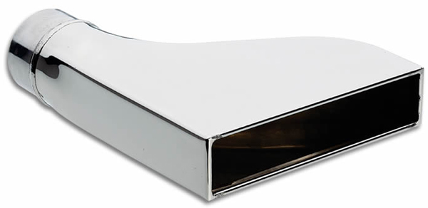Vibrant Stainless Steel Rectangular Exhaust Tips (Weld-On) - Parts :1606
