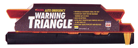 Victor Auto Emergency Warning Triangle