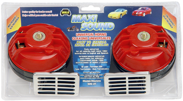 Wolo Maxi Sound Red Universal Horn
