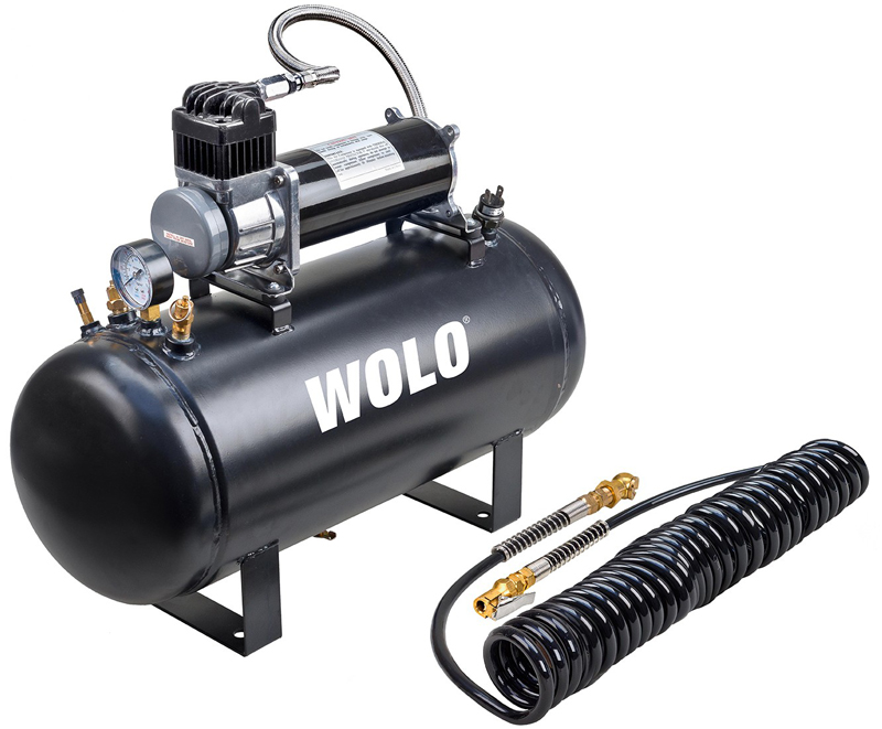 Wolo Air Rage 5 Gallon Steel Tank & Compressor