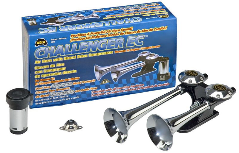 Wolo Challenger EC Deluxe Dual Trumpet Air Horn