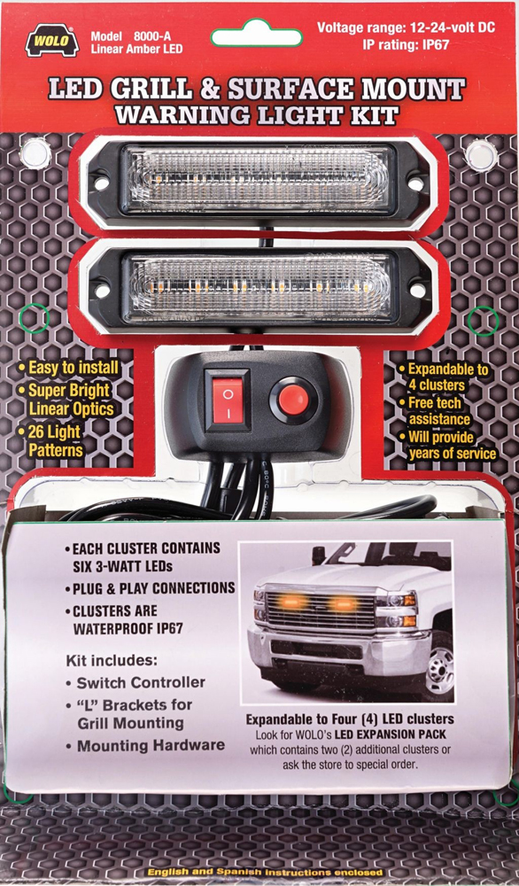 Wolo LED Grill & Surface Mount Warning Light