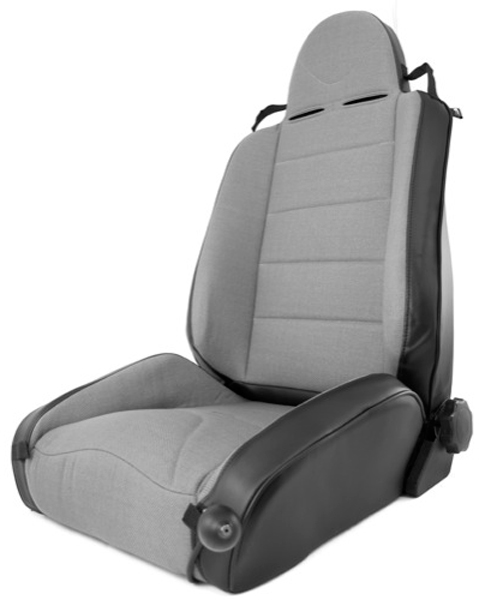 Jeep Cherokee XJ XHD Off-Road Replacement Front Seat (1984-2001) - Color:Black w/Black Insert