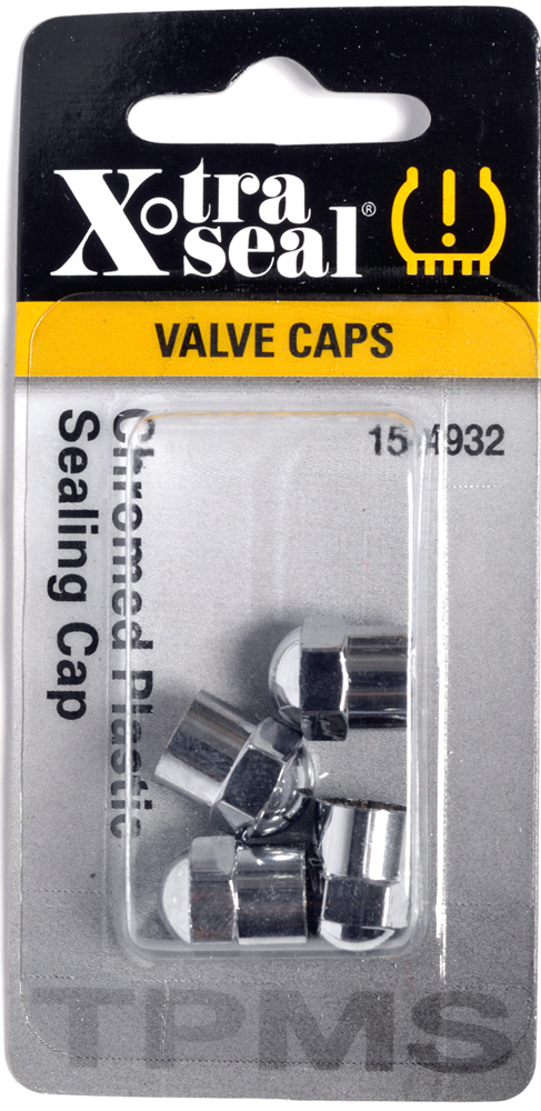 TPMS Chrome Coated Valve Caps (4 Pack)