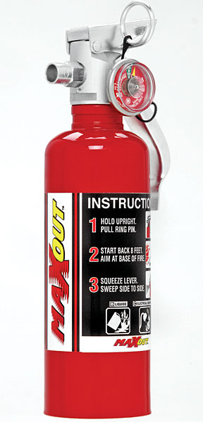 Maxout MX100 Dry Chemical Fire Extinguisher - Color:Red