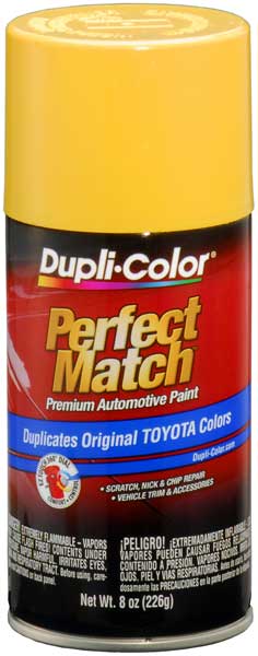 Toyota Yellow Auto Spray Paint - 541 (1977-1995)