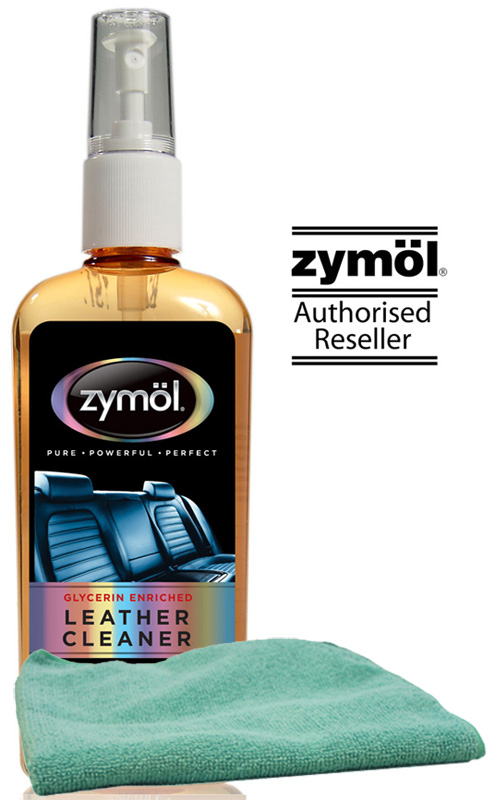 Zymol Leather Cleaner (8 oz.) & Microfiber Cloth Kit