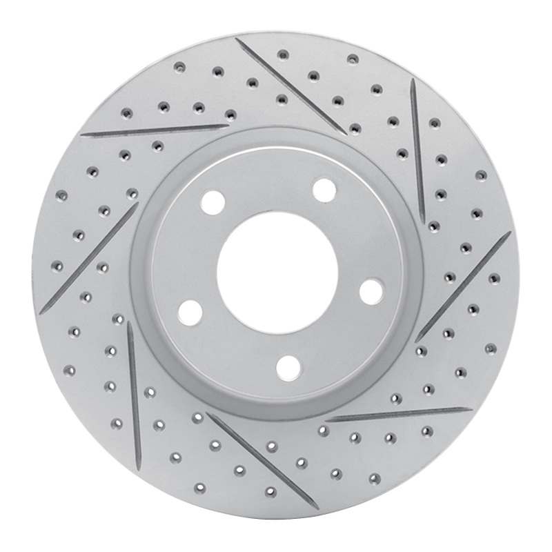 DFC 04-15 Mazda 3 Front Right Drilled & Slotted Geoperformance Rotor