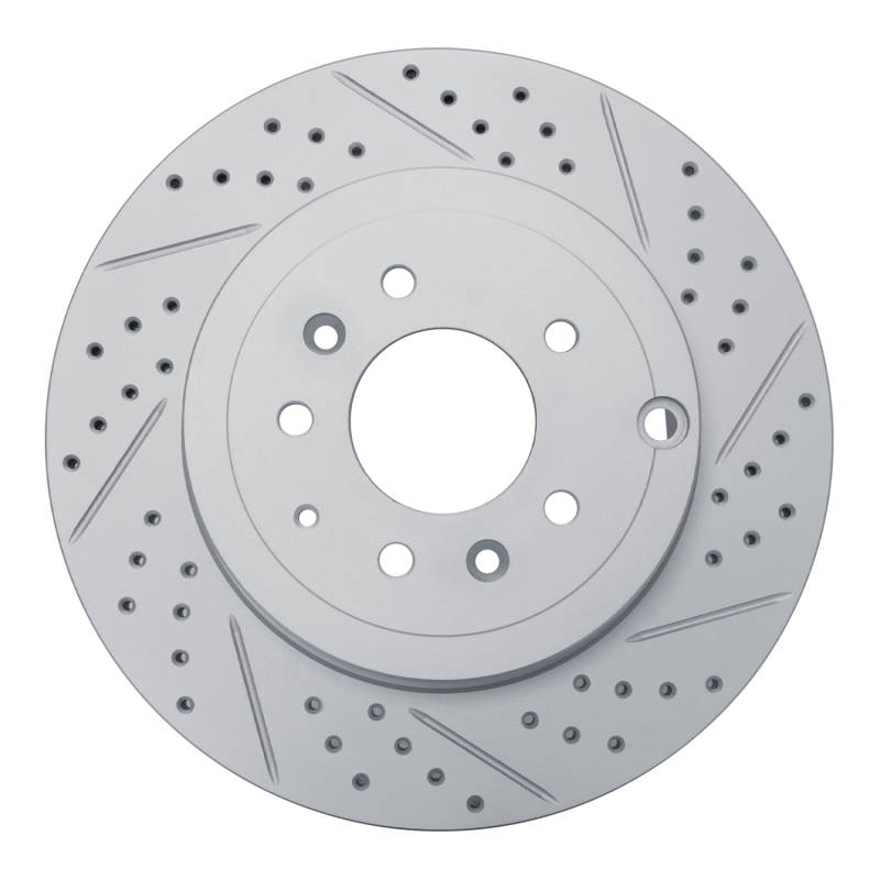 DFC 07-15 Mazda Cx-9 Rear Right Drilled & Slotted Geoperformance Rotor