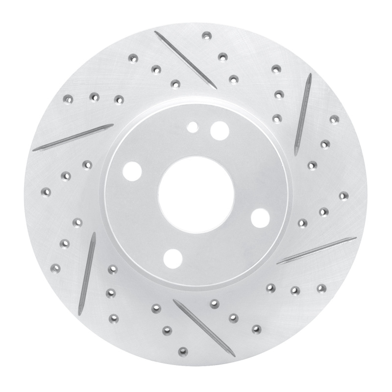 DFC 16-25 Mazda 2 (Mexico) Front Right Drilled & Slotted Geoperformance Rotor