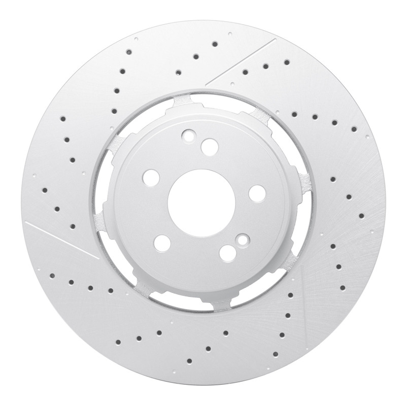 DFC 21-25 Mercedes-Benz Gle63 AMG S Suv Rear Drilled & Slotted Hi-Carbon Alloy GEOMET Coated Rotor