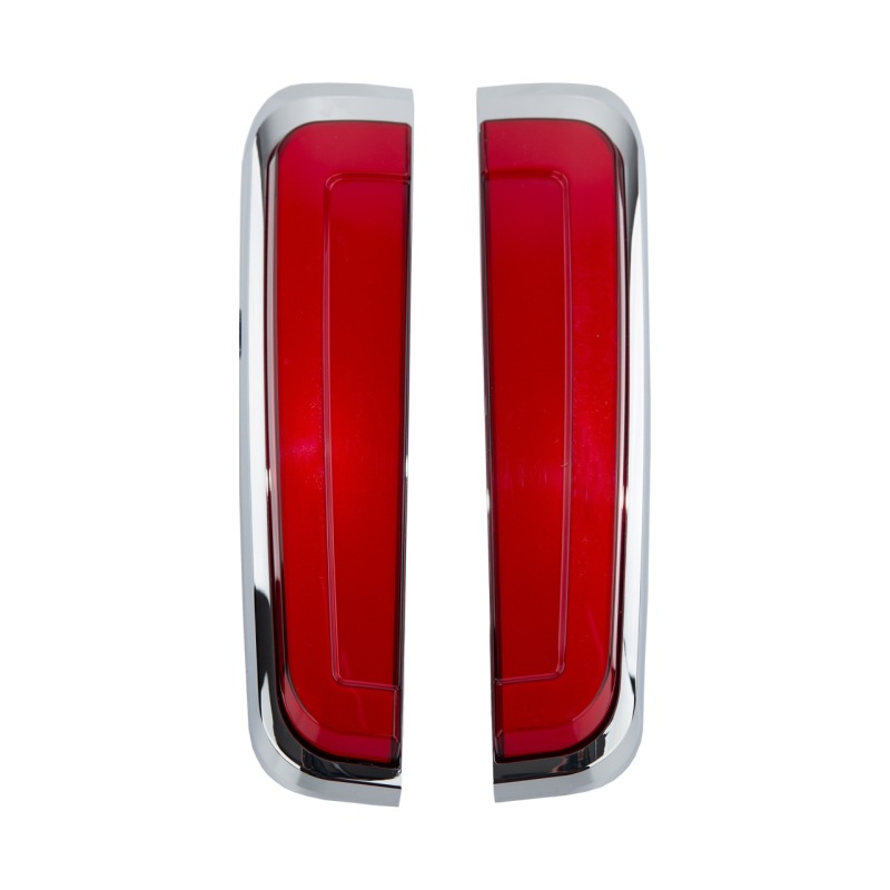 Kuryakyn Tracer LED Rear Lights 09+ H-D Tri Glide - Red/Chrome