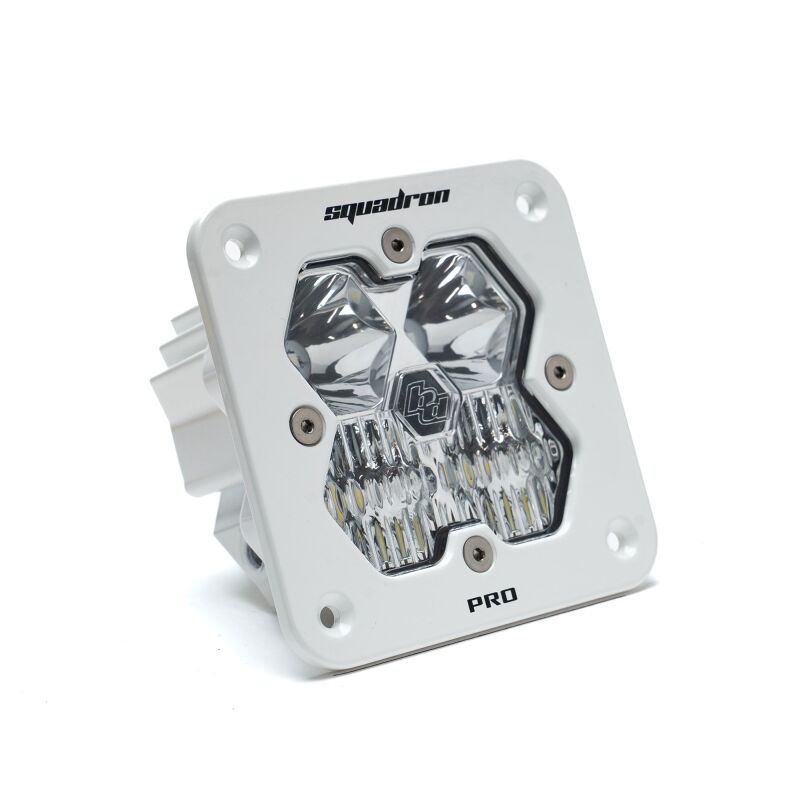 Baja Designs Squadron 2.0 Pro LED Driving/Combo (Flush Mount) - White Housing