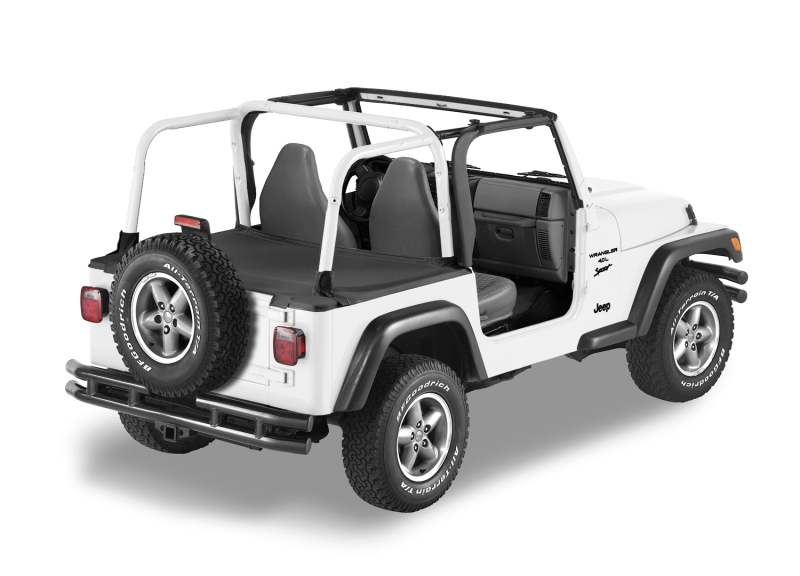 Bestop 04-06 Jeep Wrangler TJ Unlimited Duster Deck Cover (Black Diamond)