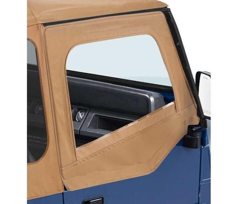Bestop 88-95 Jeep Wrangler YJ Fabric Door Skins (Spice)