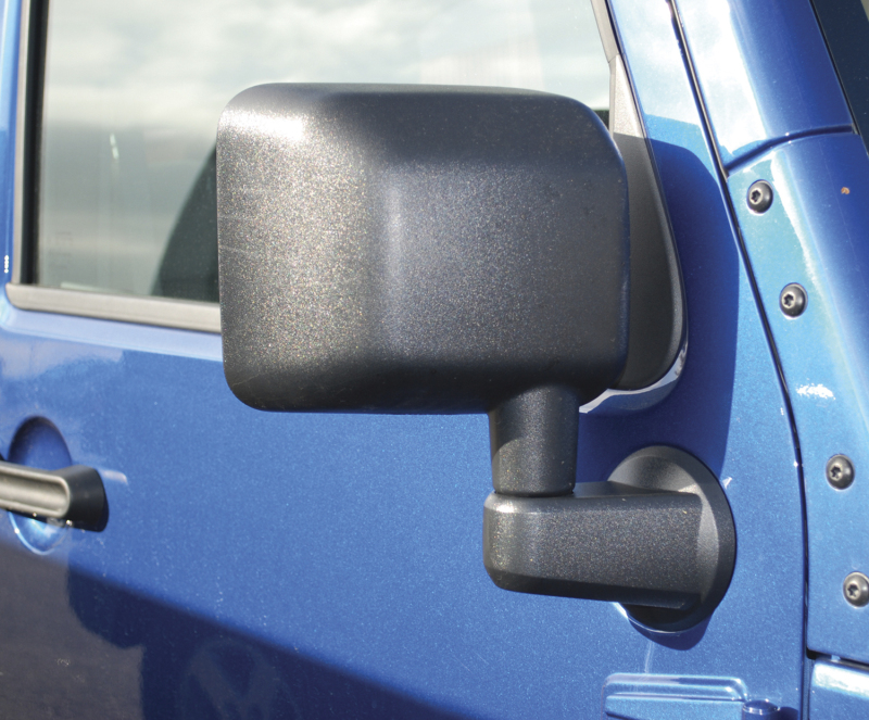 Bestop 07-18 Jeep Wrangler JK Door Mirror Set (Black Abs Composite Not Powered)